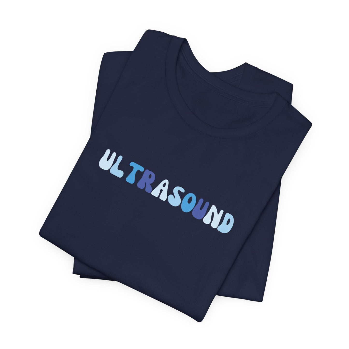 BLUE BUBBLE - ULTRASOUND - Short Sleeve Tee Unisex