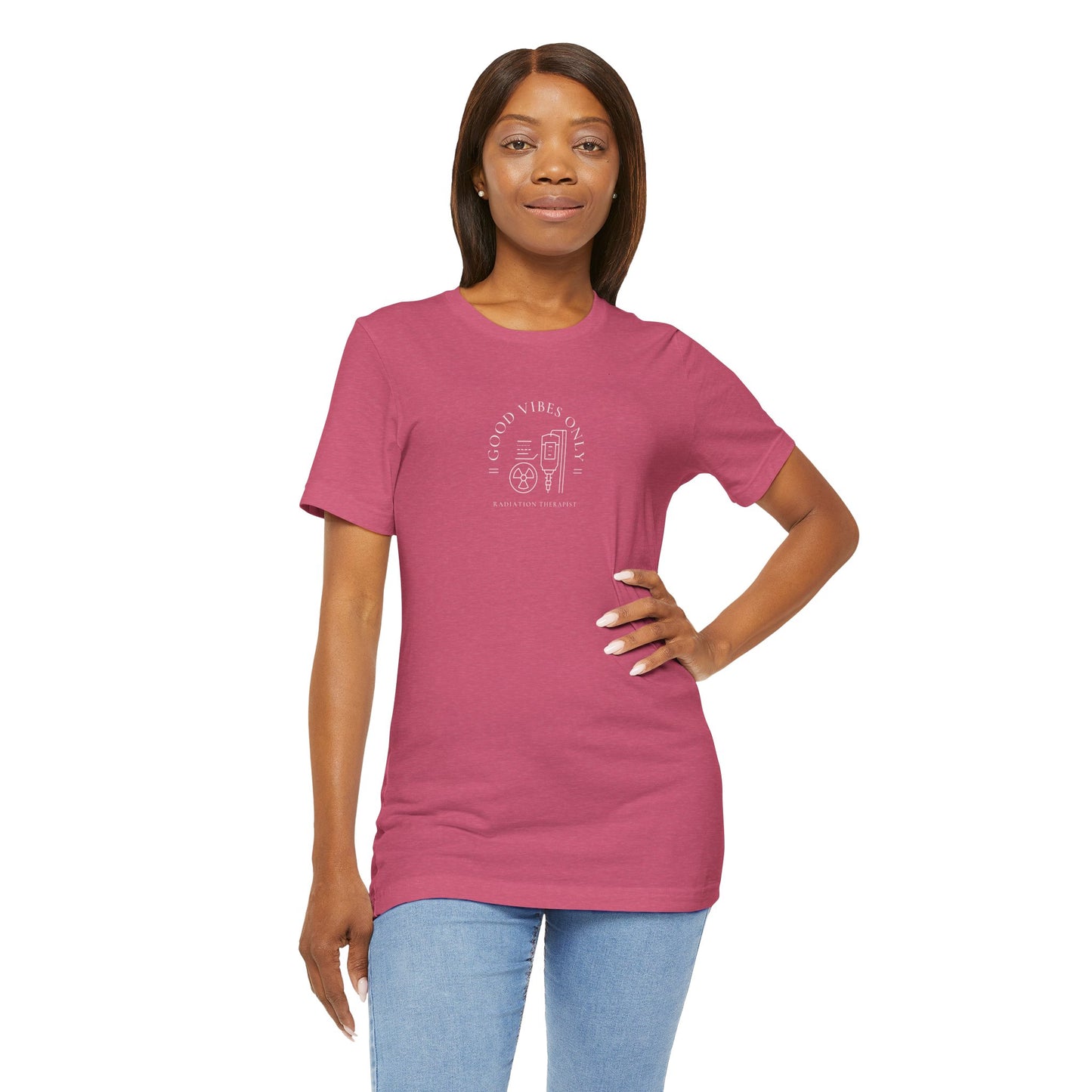 Radiation Therapist IV drip Tee -Good Vibes Only