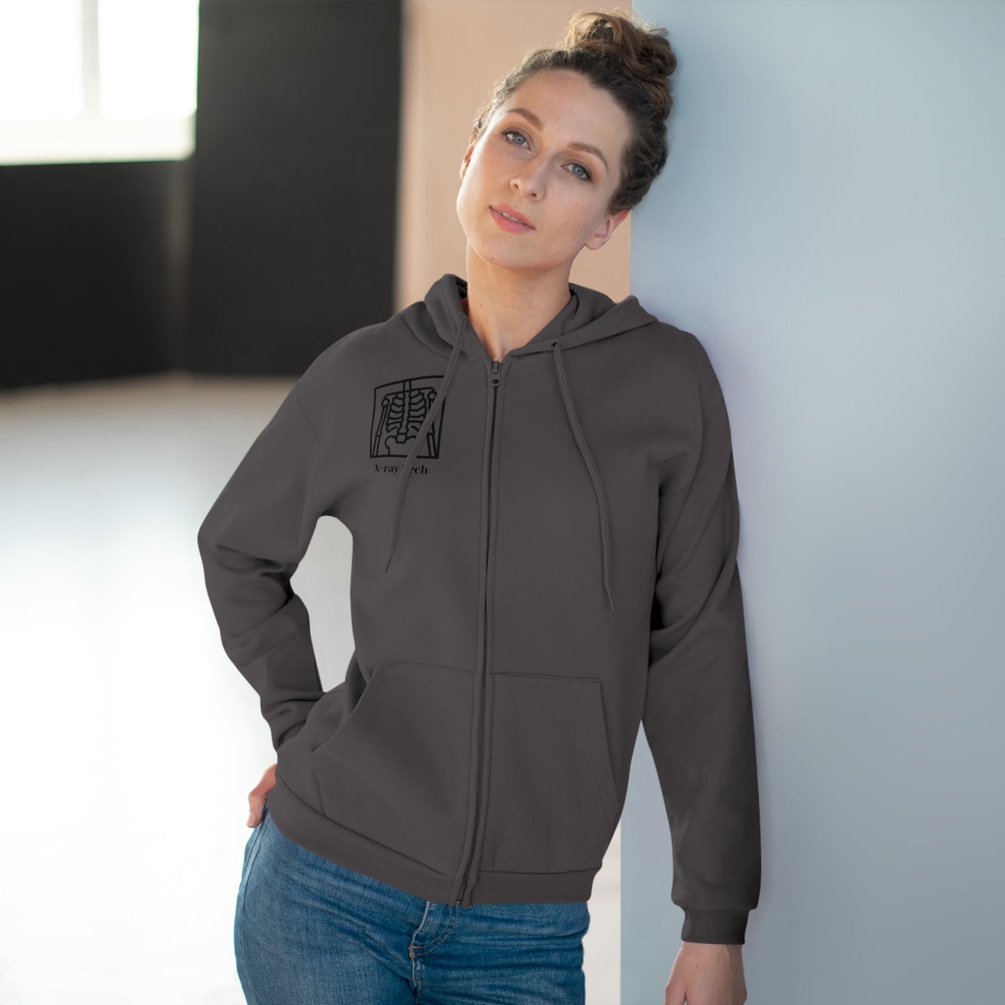 X-ray Tech Unisex Hooded Zip Sweatshirt