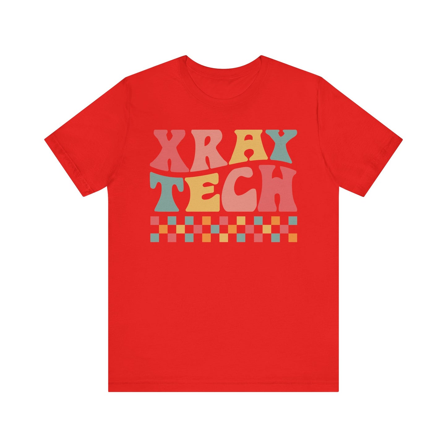 Unisex Xray Technologist Sunset Colors Short Sleeve Tee