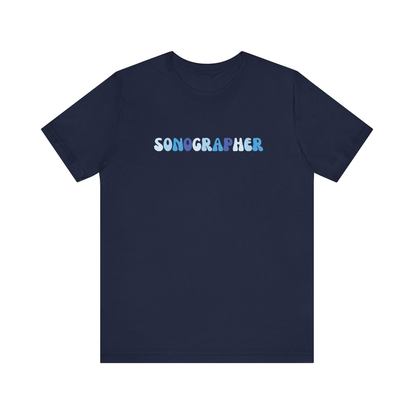 BLUE BUBBLE - SONOGRAPHER - Short Sleeve Tee Unisex