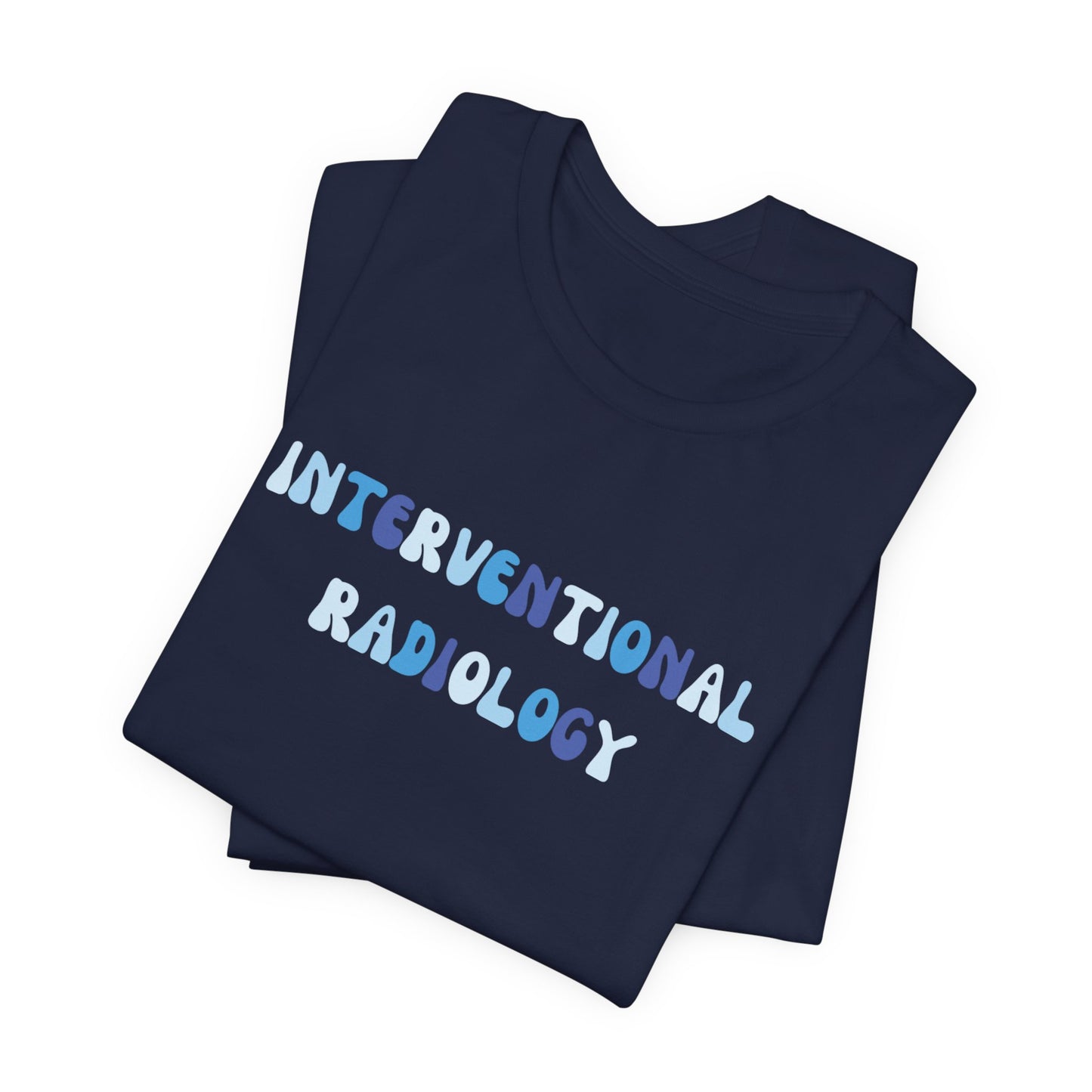 BLUE BUBBLE - INTERVENTIONAL RADIOLOGY - Short Sleeve Tee Unisex