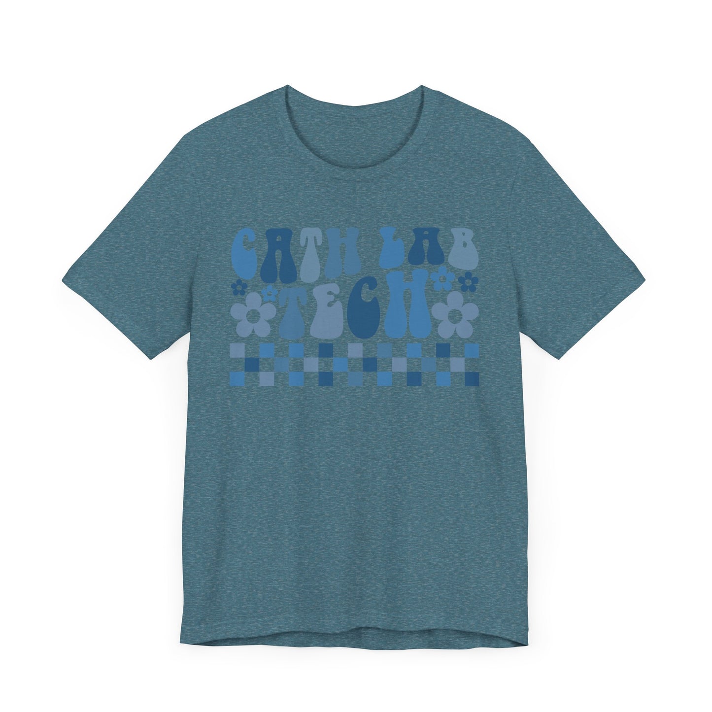 Unisex Cath Lab Technologist Lagoon Colors Short Sleeve Tee