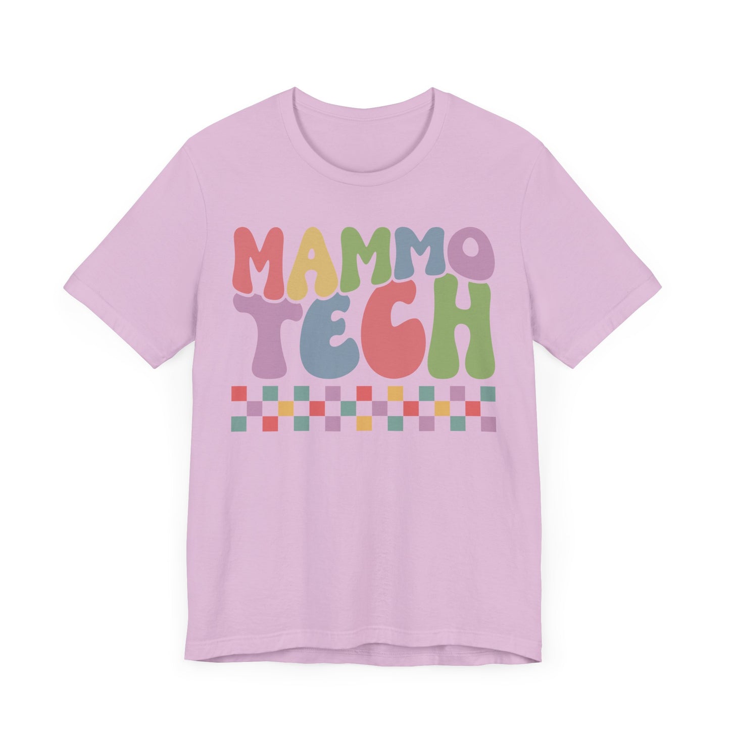 Unisex Mammo Technologist Sunset Colors Short Sleeve Tee