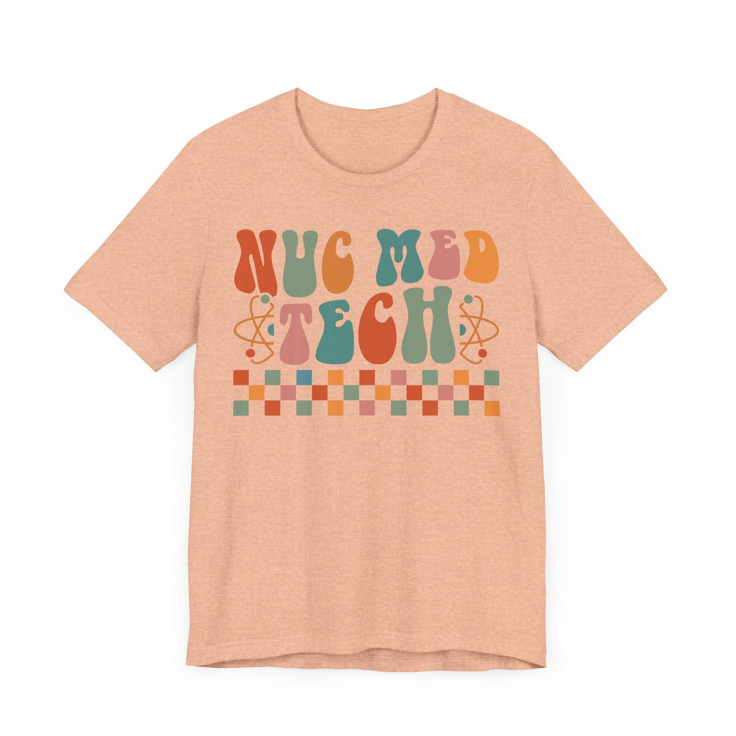Unisex Nuc Med Technologist Retro Radioactive Pastel Short Sleeve Tee
