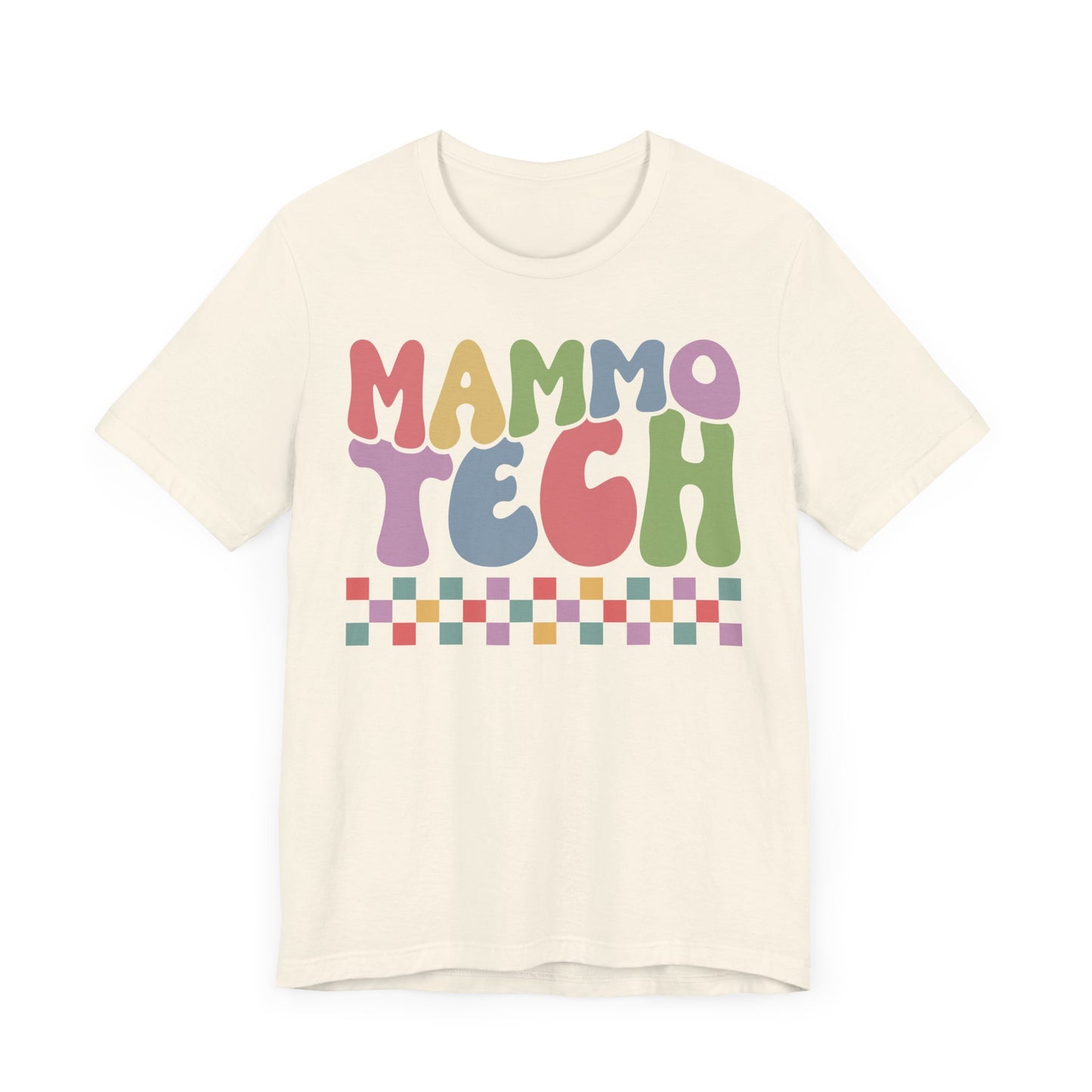 Unisex Mammo Technologist Sunset Colors Short Sleeve Tee
