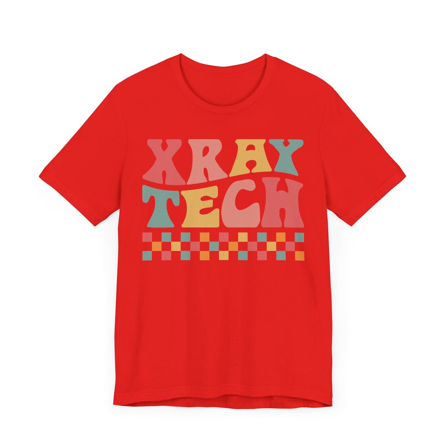 Unisex Xray Technologist Sunset Colors Short Sleeve Tee
