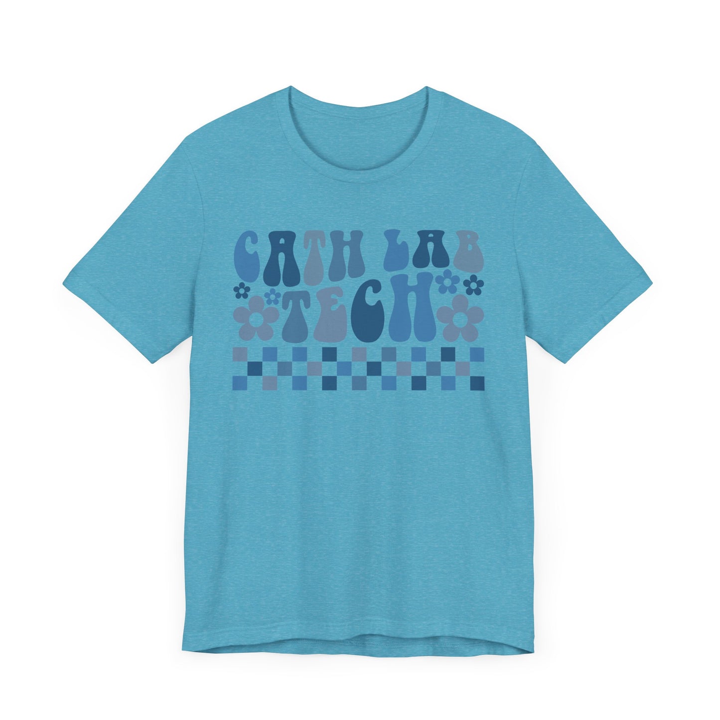 Unisex Cath Lab Technologist Lagoon Colors Short Sleeve Tee