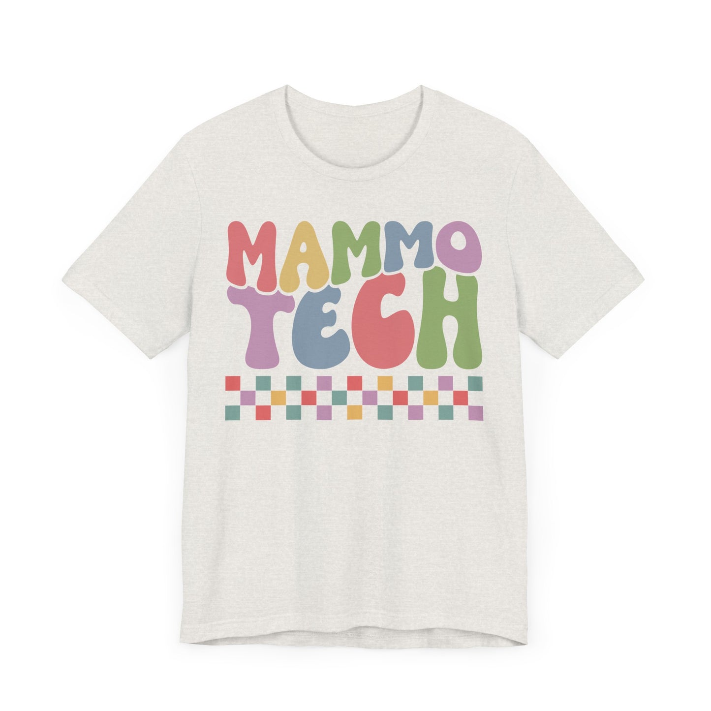 Unisex Mammo Technologist Sunset Colors Short Sleeve Tee