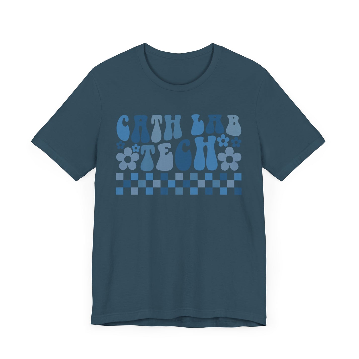 Unisex Cath Lab Technologist Lagoon Colors Short Sleeve Tee