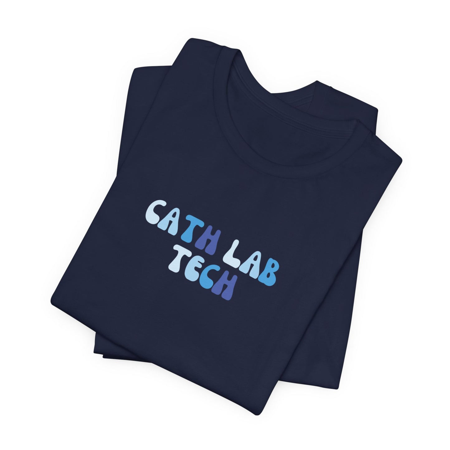 BLUE BUBBLE - CATH LAB TECH - Short Sleeve Tee Unisex
