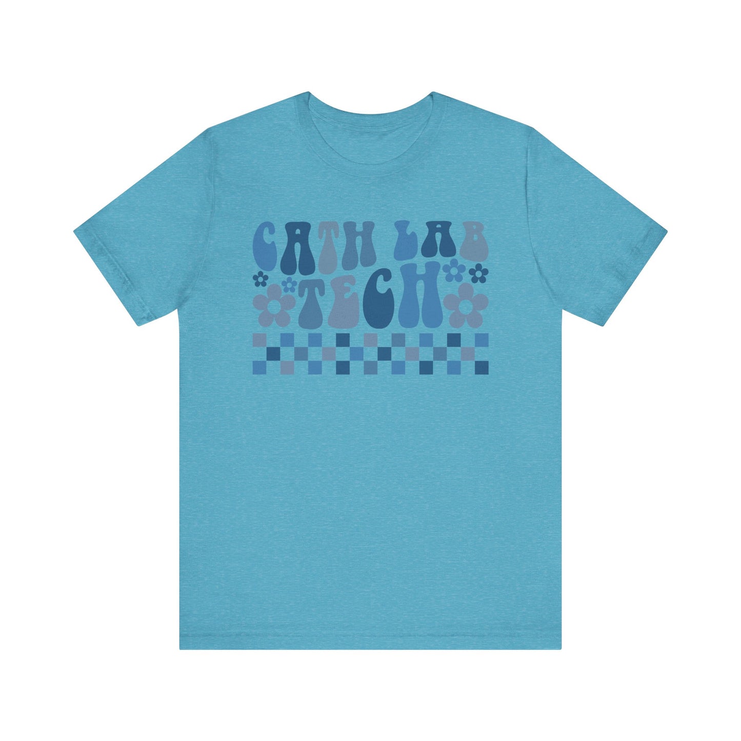 Unisex Cath Lab Technologist Lagoon Colors Short Sleeve Tee
