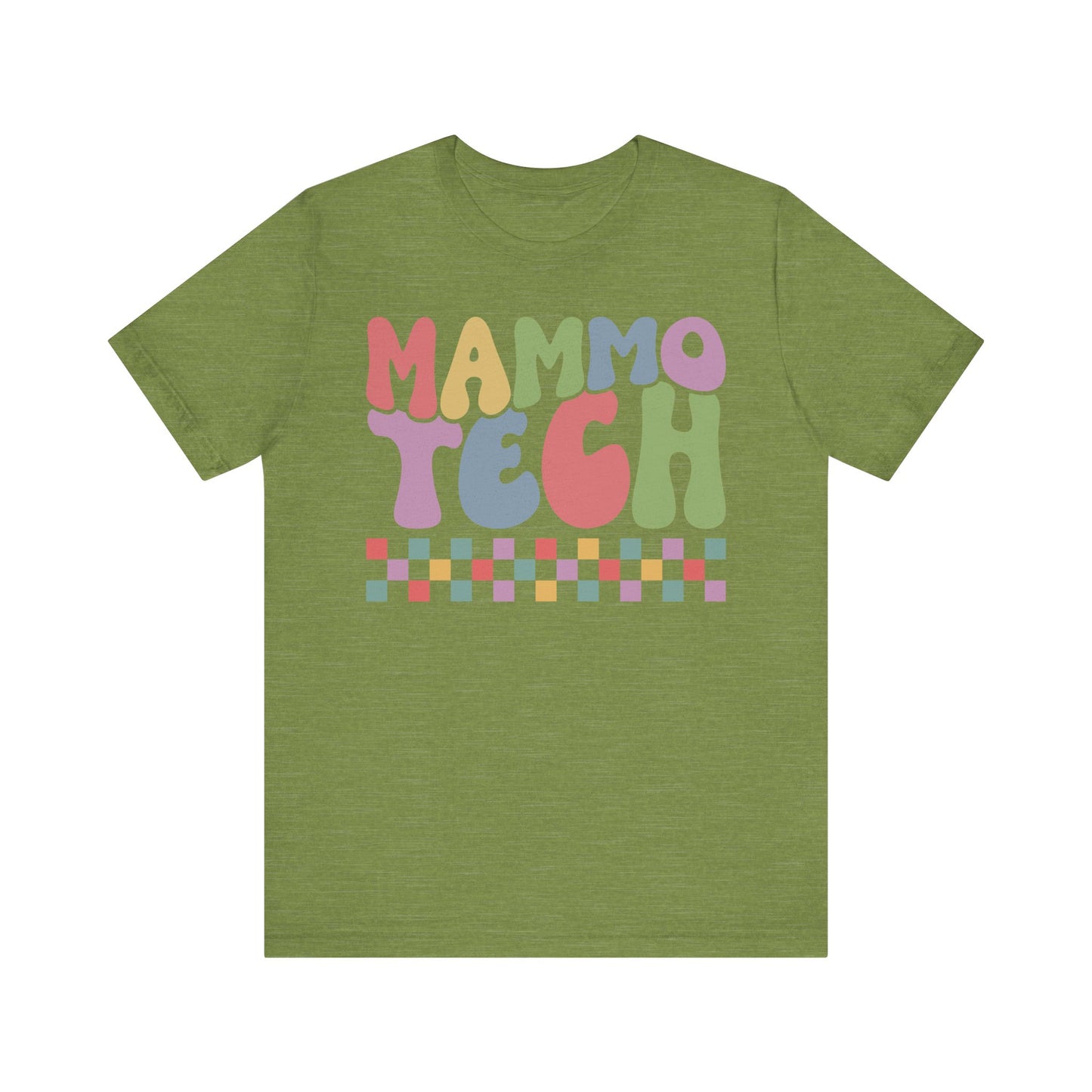 Unisex Mammo Technologist Sunset Colors Short Sleeve Tee