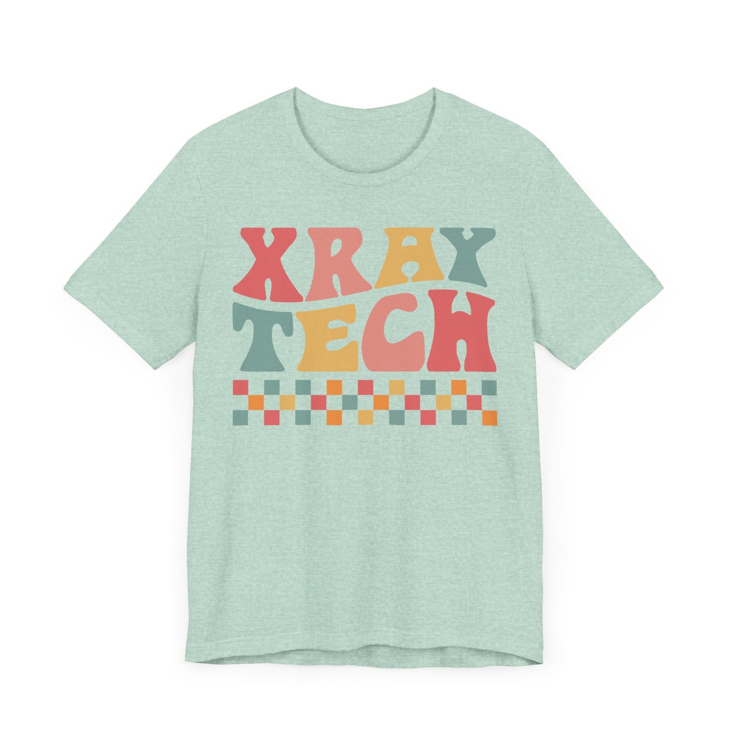 Unisex Xray Technologist Sunset Colors Short Sleeve Tee