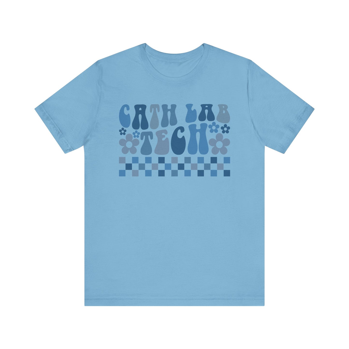 Unisex Cath Lab Technologist Lagoon Colors Short Sleeve Tee