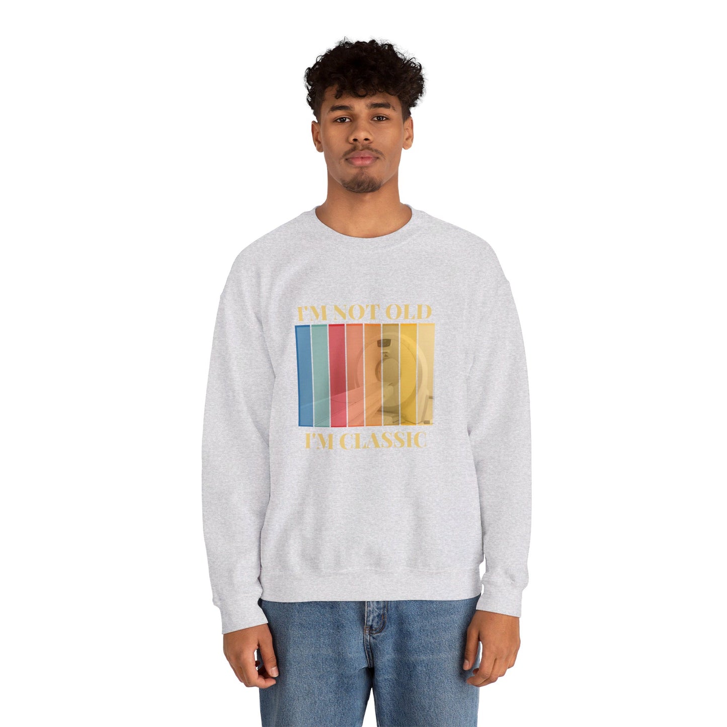 'I'm not old, I'm classic' CT scanner Unisex NuBlend® Crewneck Sweatshirt