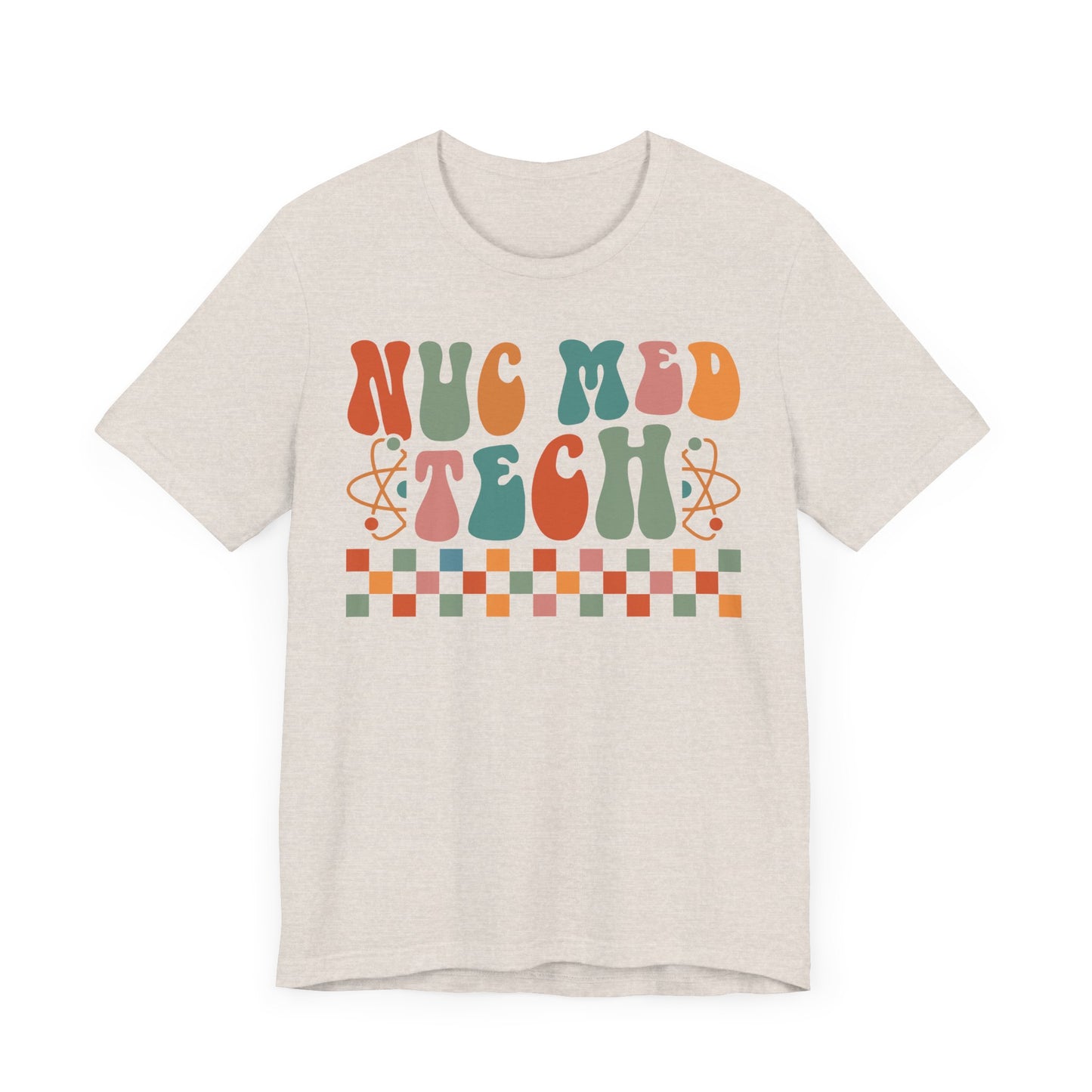 Unisex Nuc Med Technologist Retro Radioactive Pastel Short Sleeve Tee