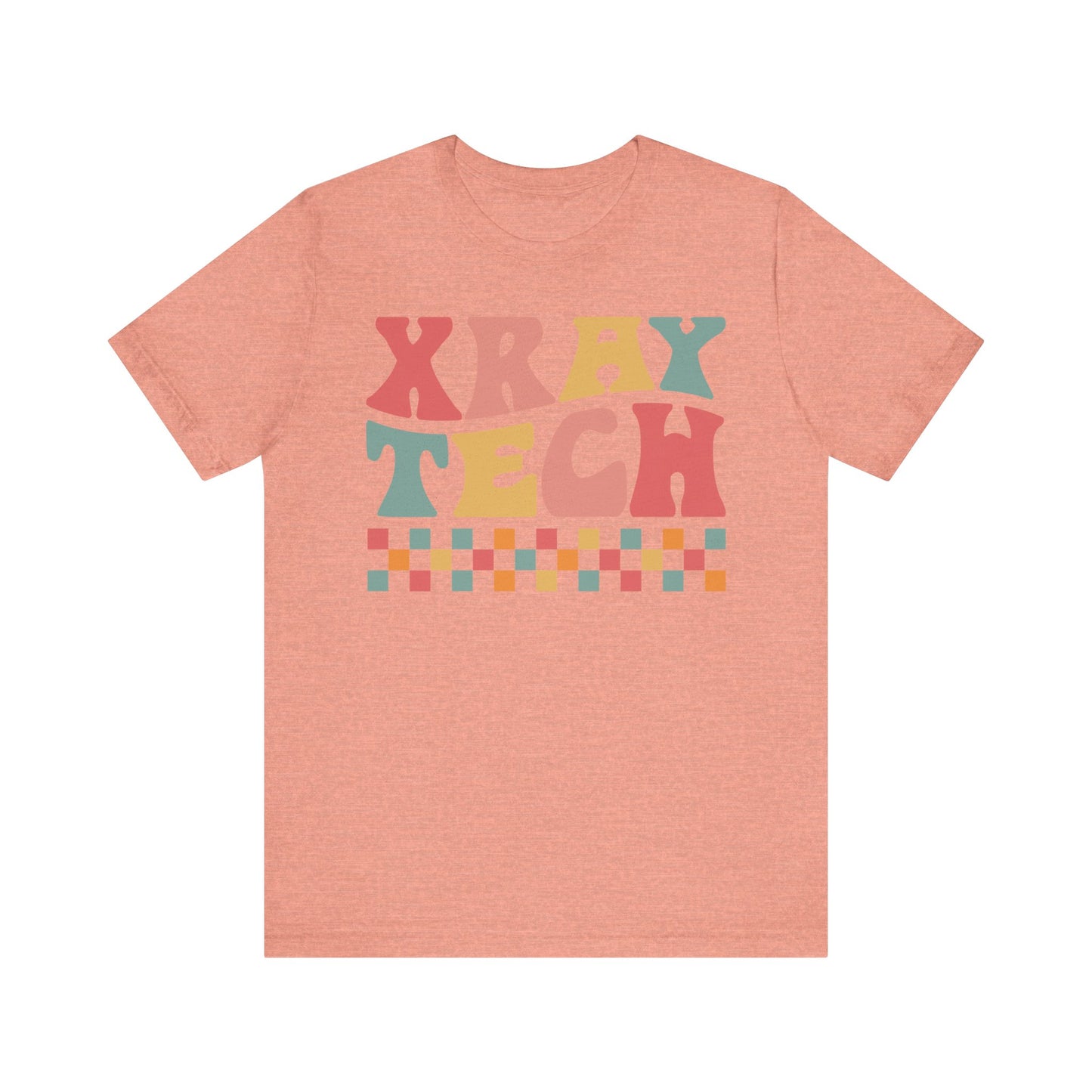 Unisex Xray Technologist Sunset Colors Short Sleeve Tee