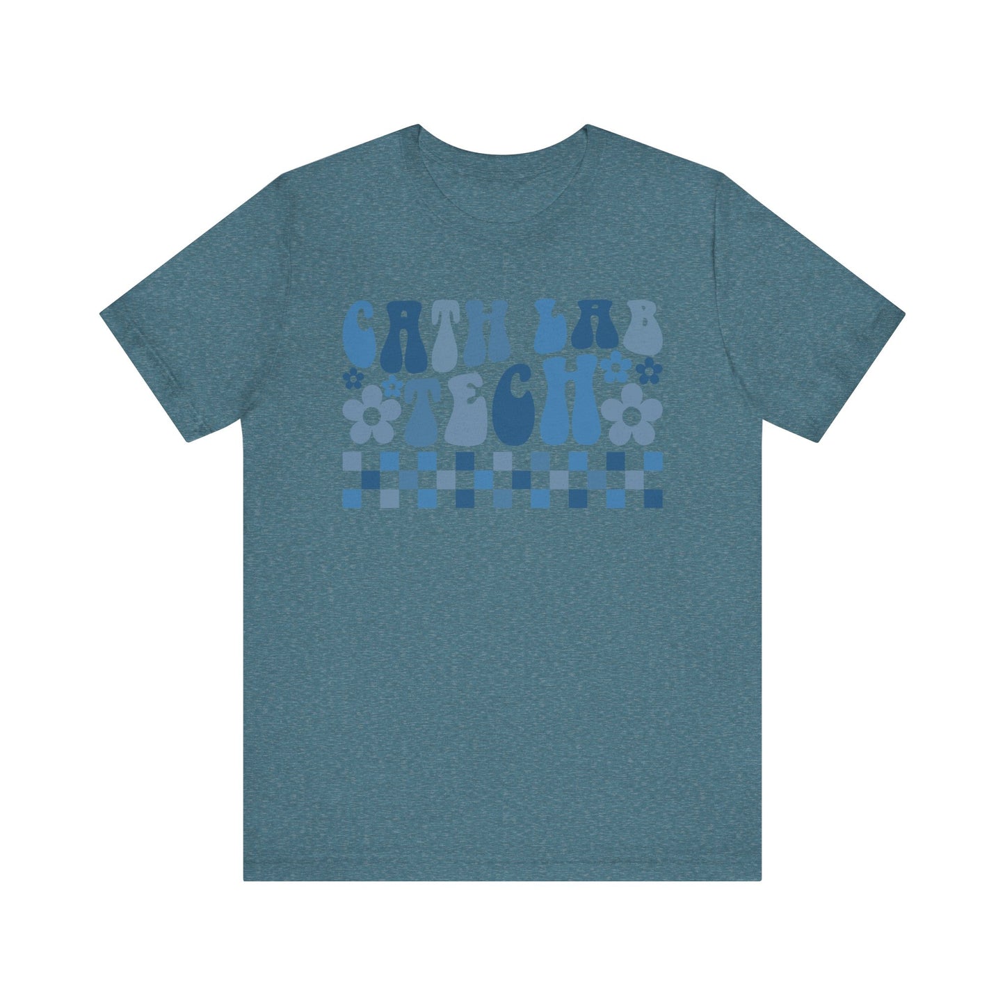 Unisex Cath Lab Technologist Lagoon Colors Short Sleeve Tee