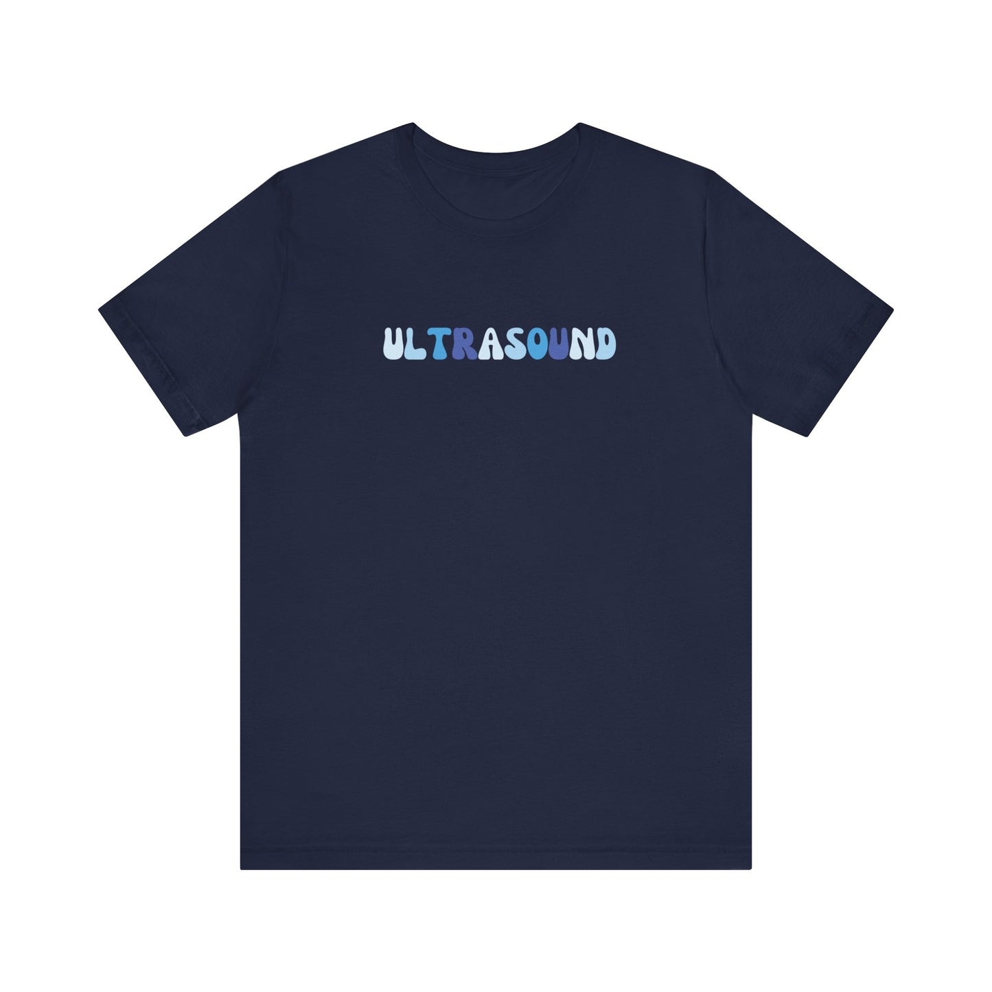 BLUE BUBBLE - ULTRASOUND - Short Sleeve Tee Unisex