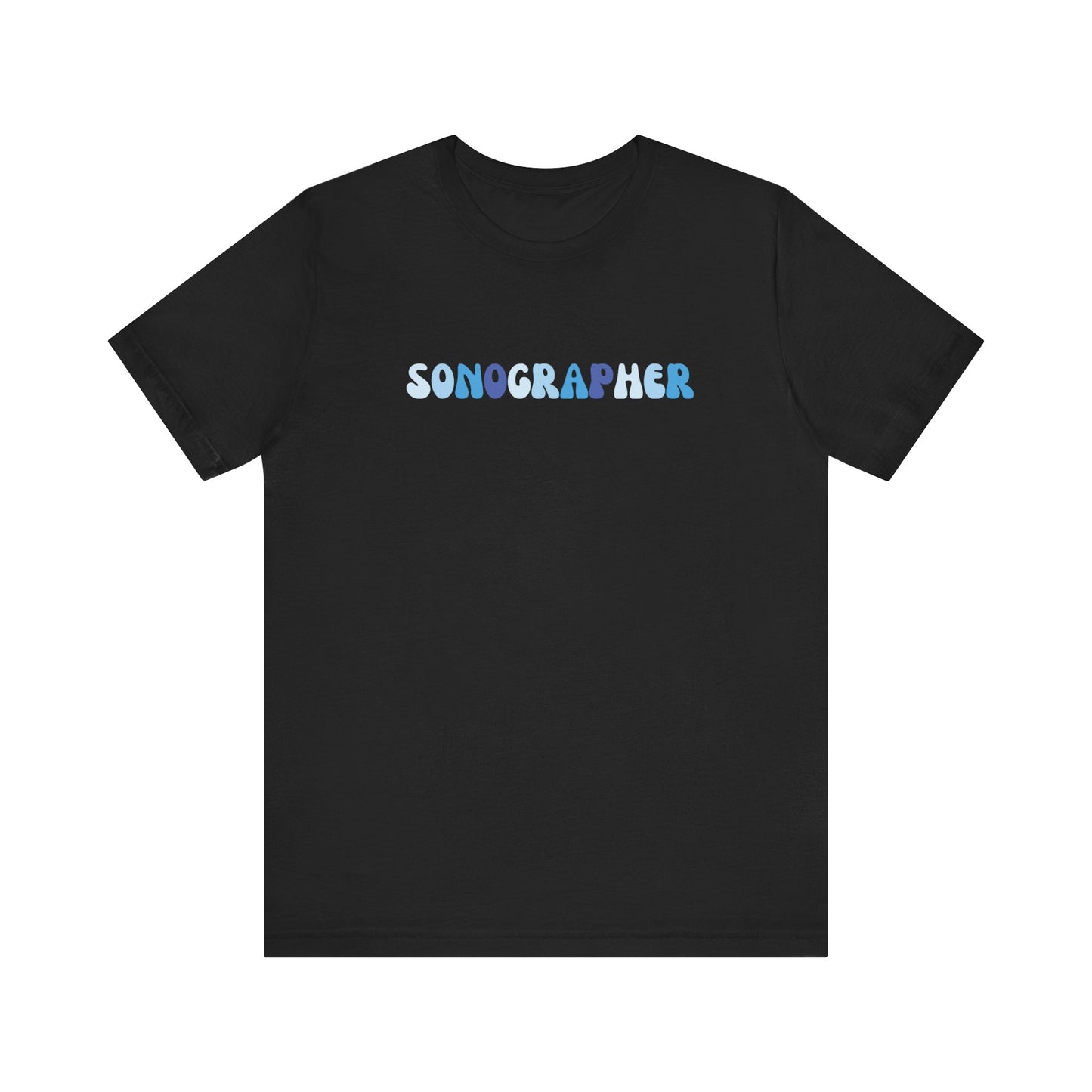 BLUE BUBBLE - SONOGRAPHER - Short Sleeve Tee Unisex