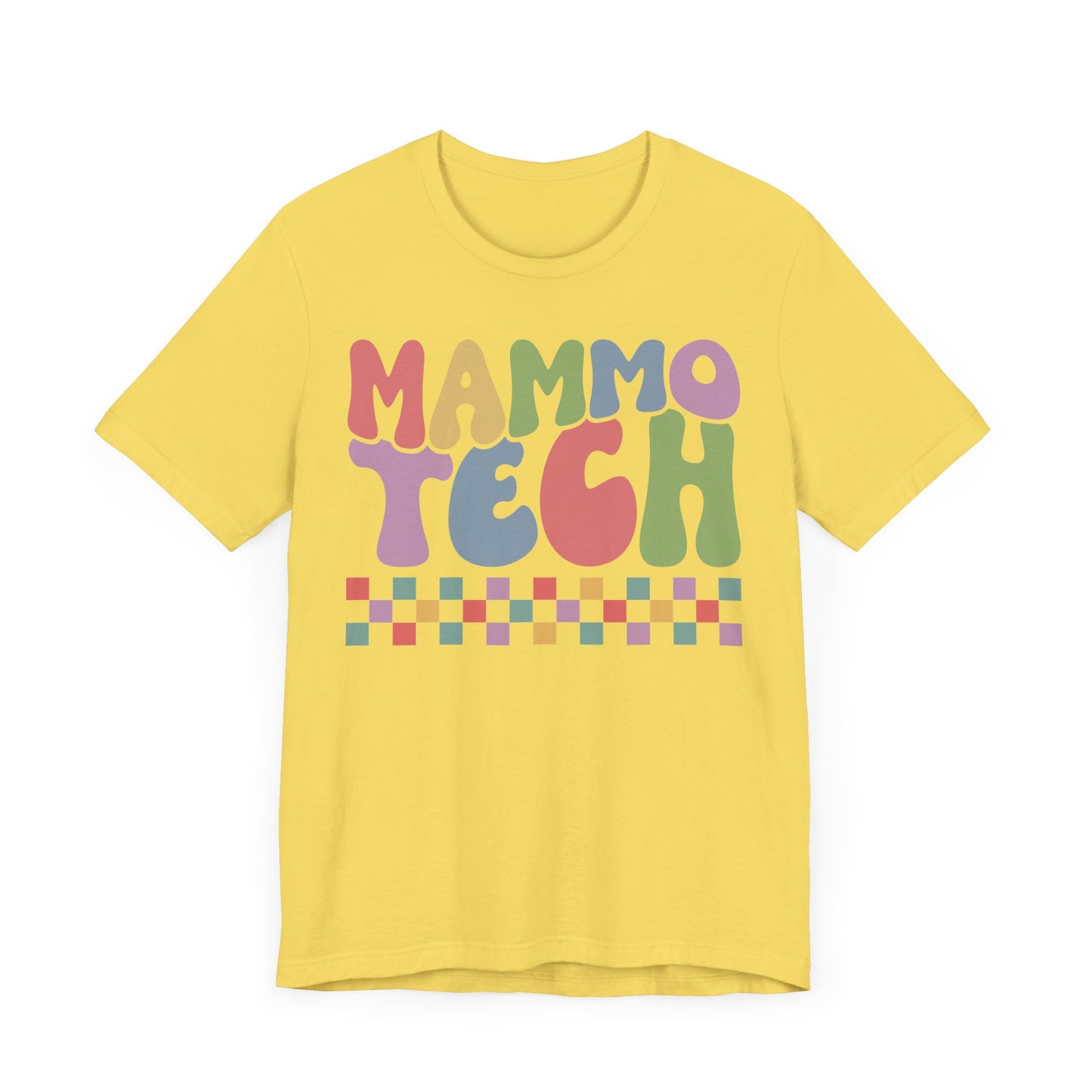 Unisex Mammo Technologist Sunset Colors Short Sleeve Tee