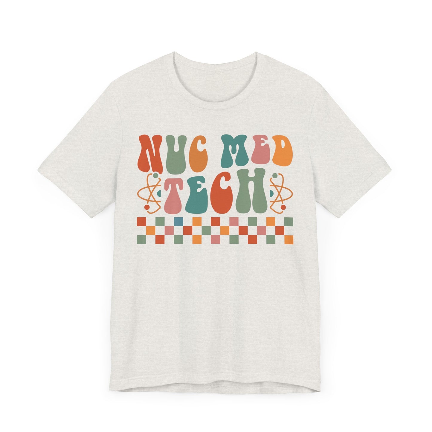 Unisex Nuc Med Technologist Retro Radioactive Pastel Short Sleeve Tee