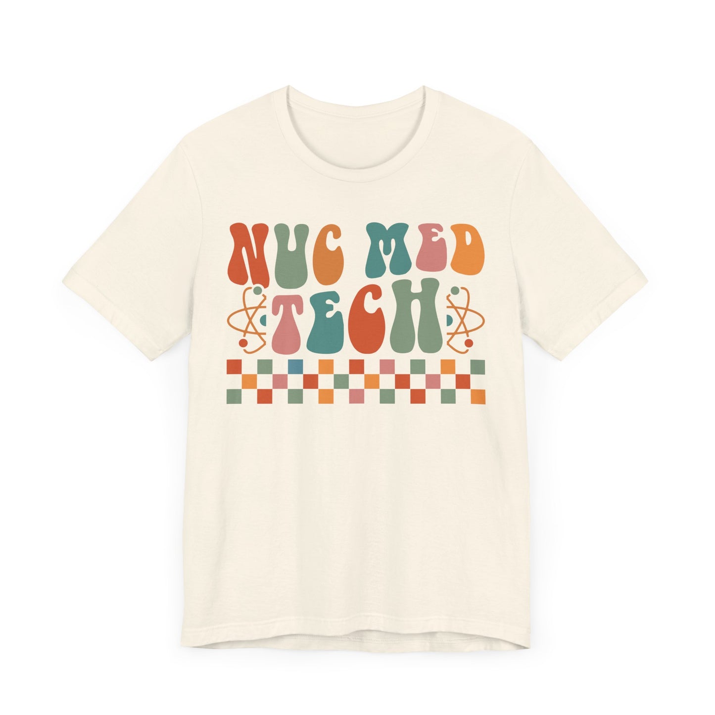 Unisex Nuc Med Technologist Retro Radioactive Pastel Short Sleeve Tee