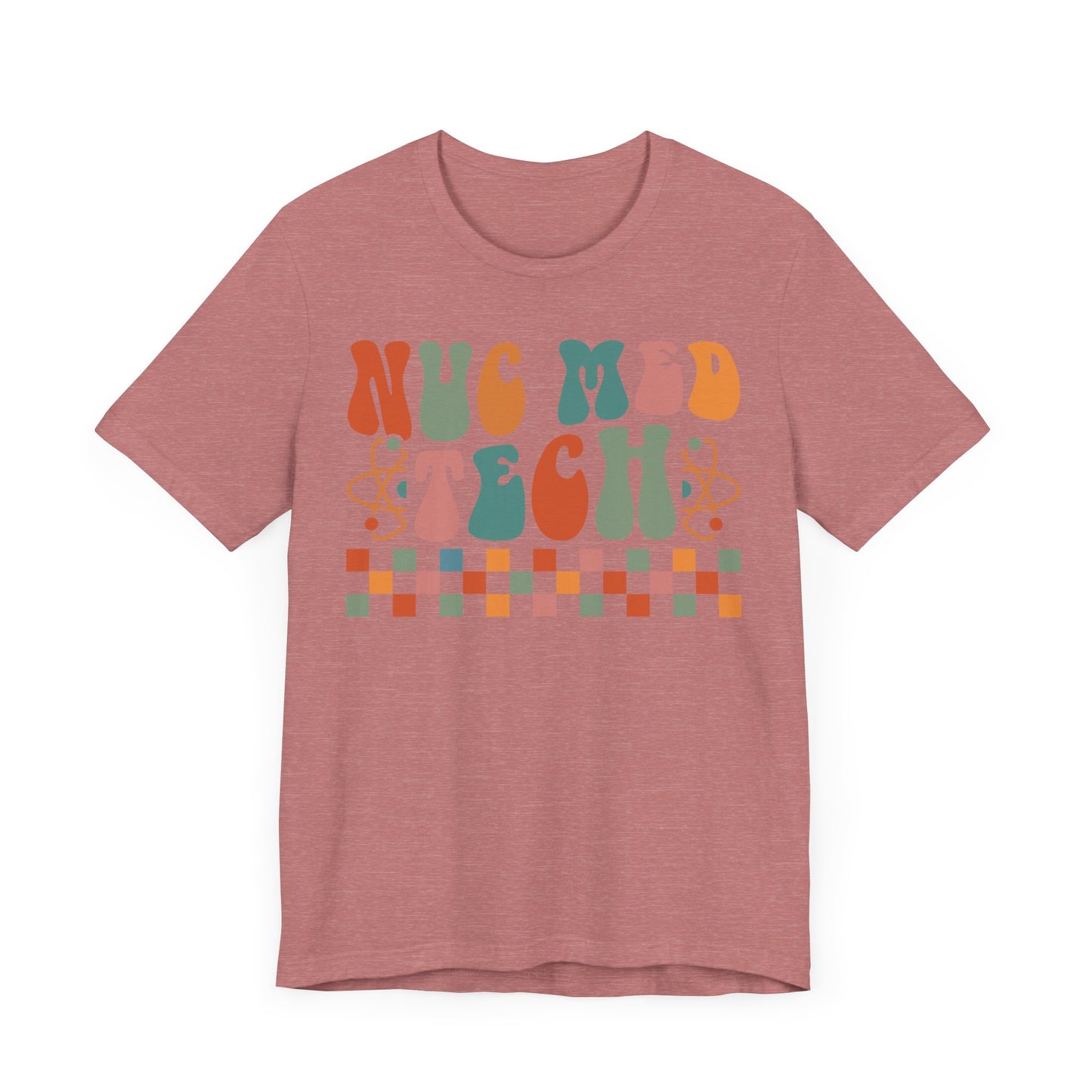 Unisex Nuc Med Technologist Retro Radioactive Pastel Short Sleeve Tee