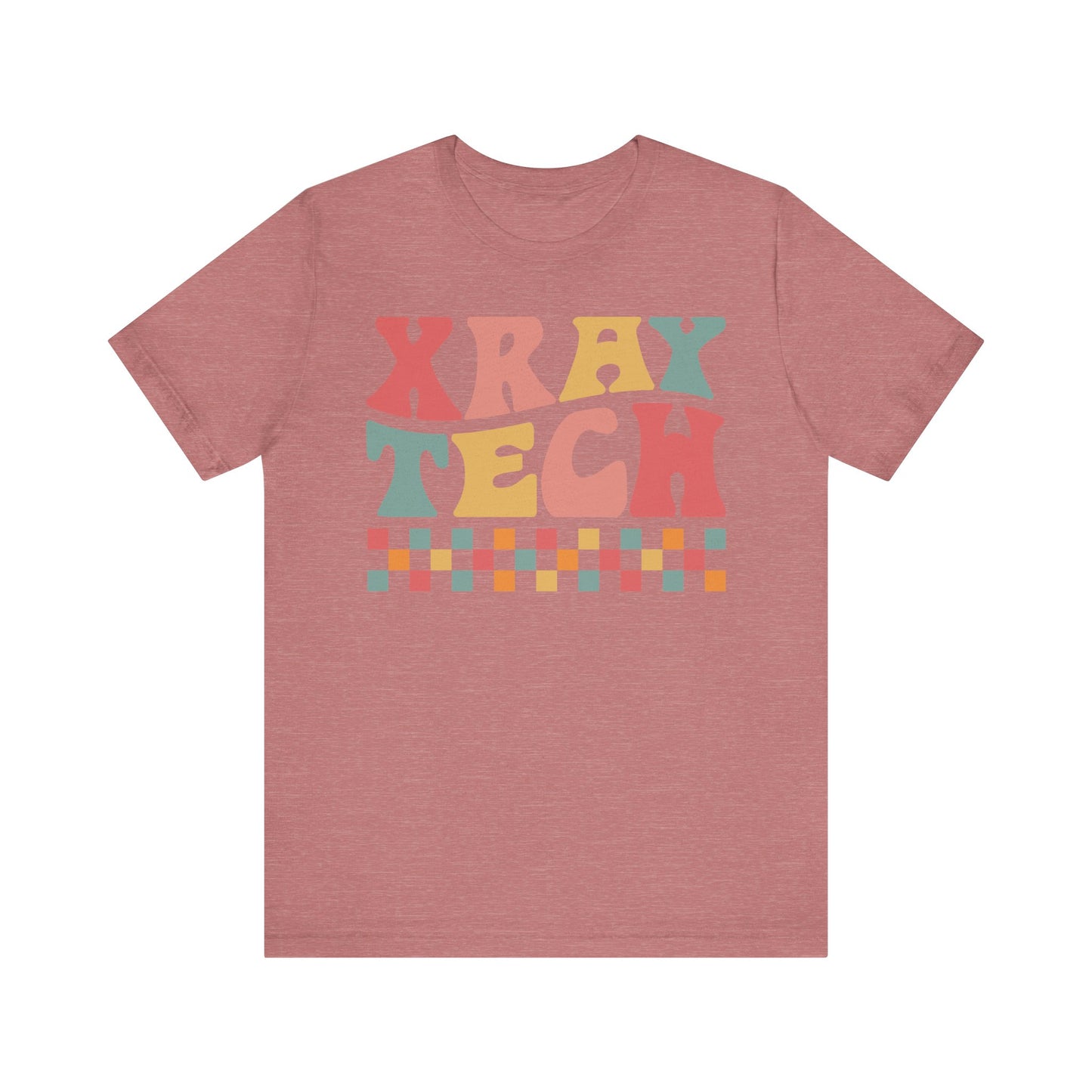 Unisex Xray Technologist Sunset Colors Short Sleeve Tee