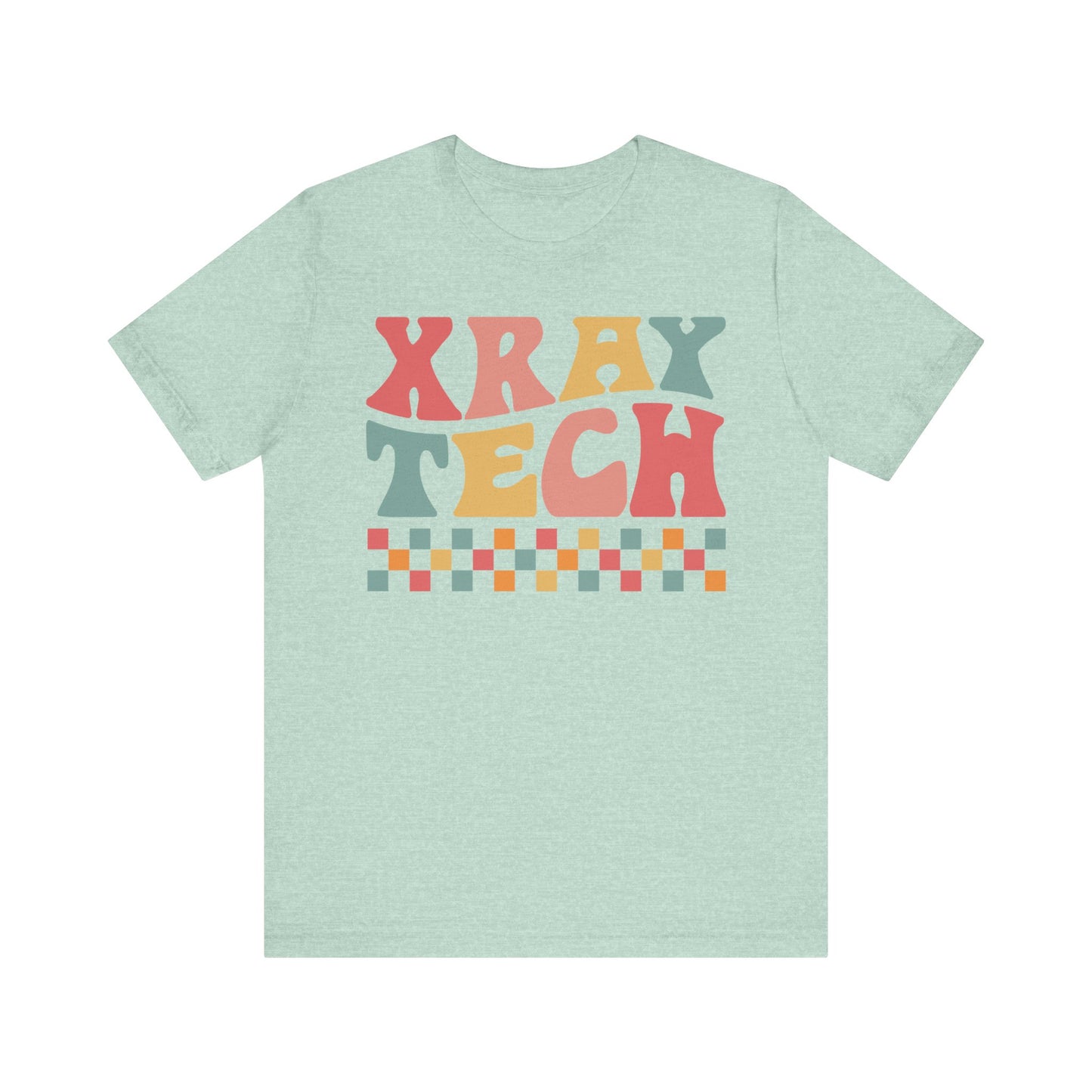 Unisex Xray Technologist Sunset Colors Short Sleeve Tee