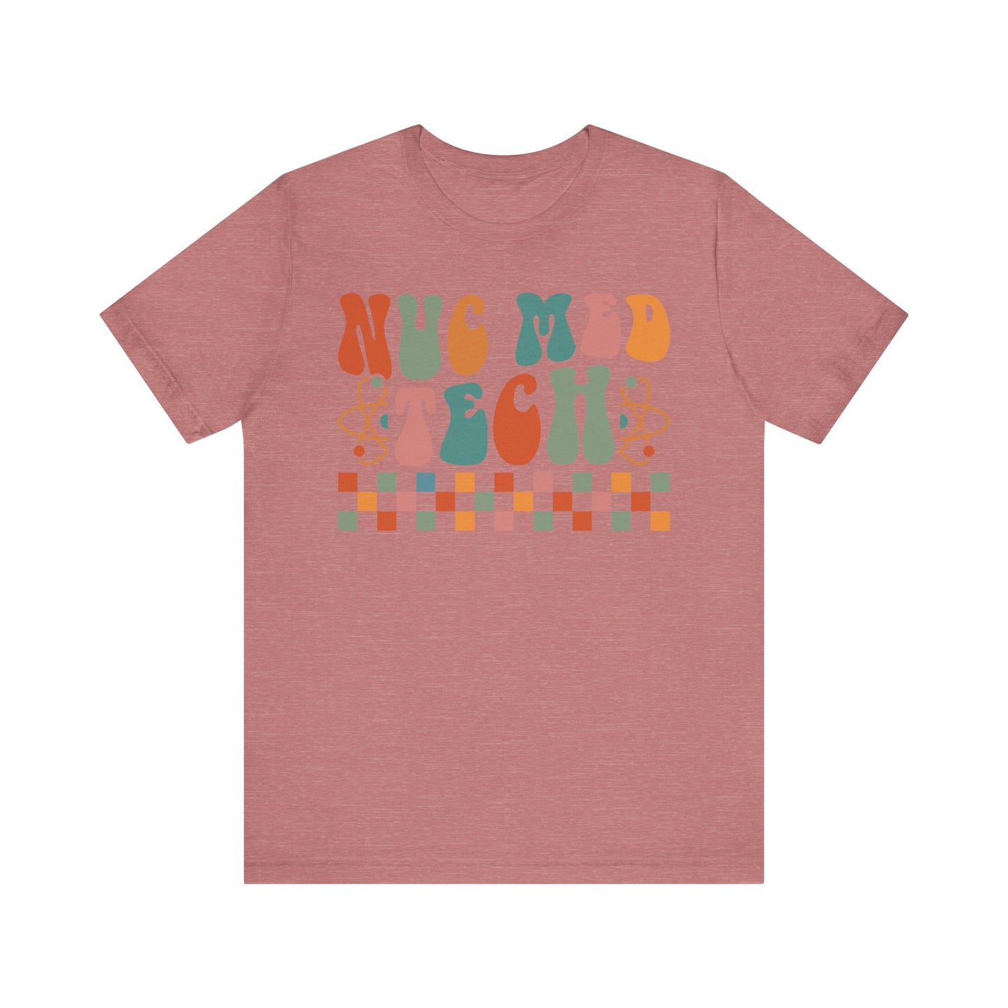 Unisex Nuc Med Technologist Retro Radioactive Pastel Short Sleeve Tee