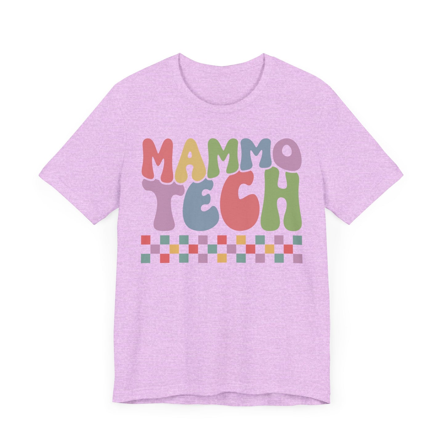 Unisex Mammo Technologist Sunset Colors Short Sleeve Tee