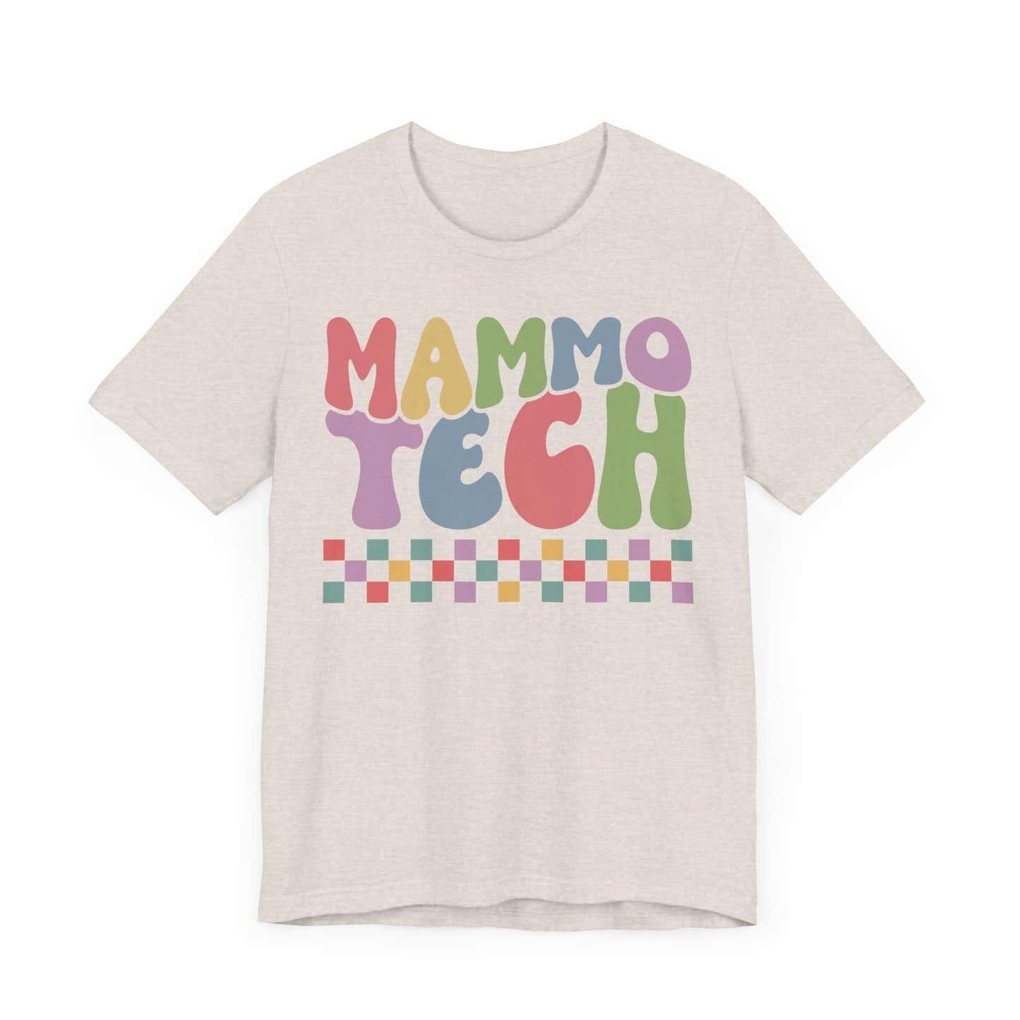 Unisex Mammo Technologist Sunset Colors Short Sleeve Tee