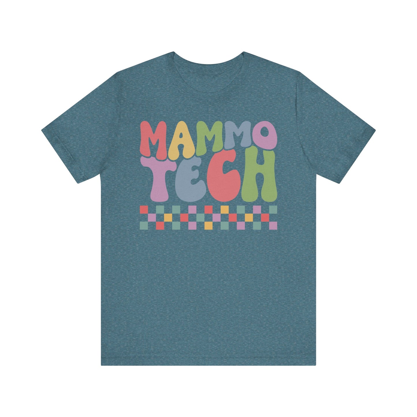 Unisex Mammo Technologist Sunset Colors Short Sleeve Tee