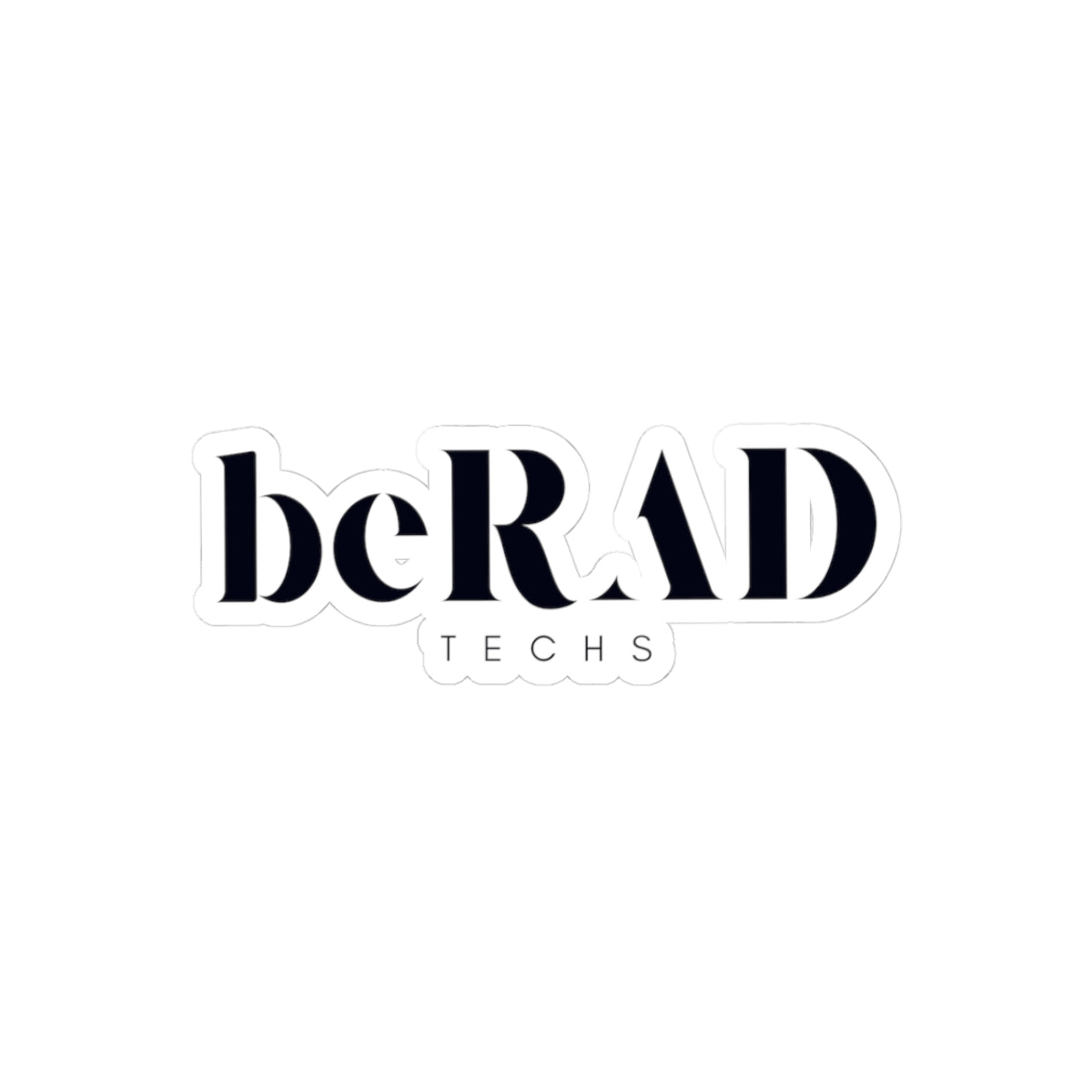beRAD Techs Stickers - Stylish Laptop Decals for Rad Techs