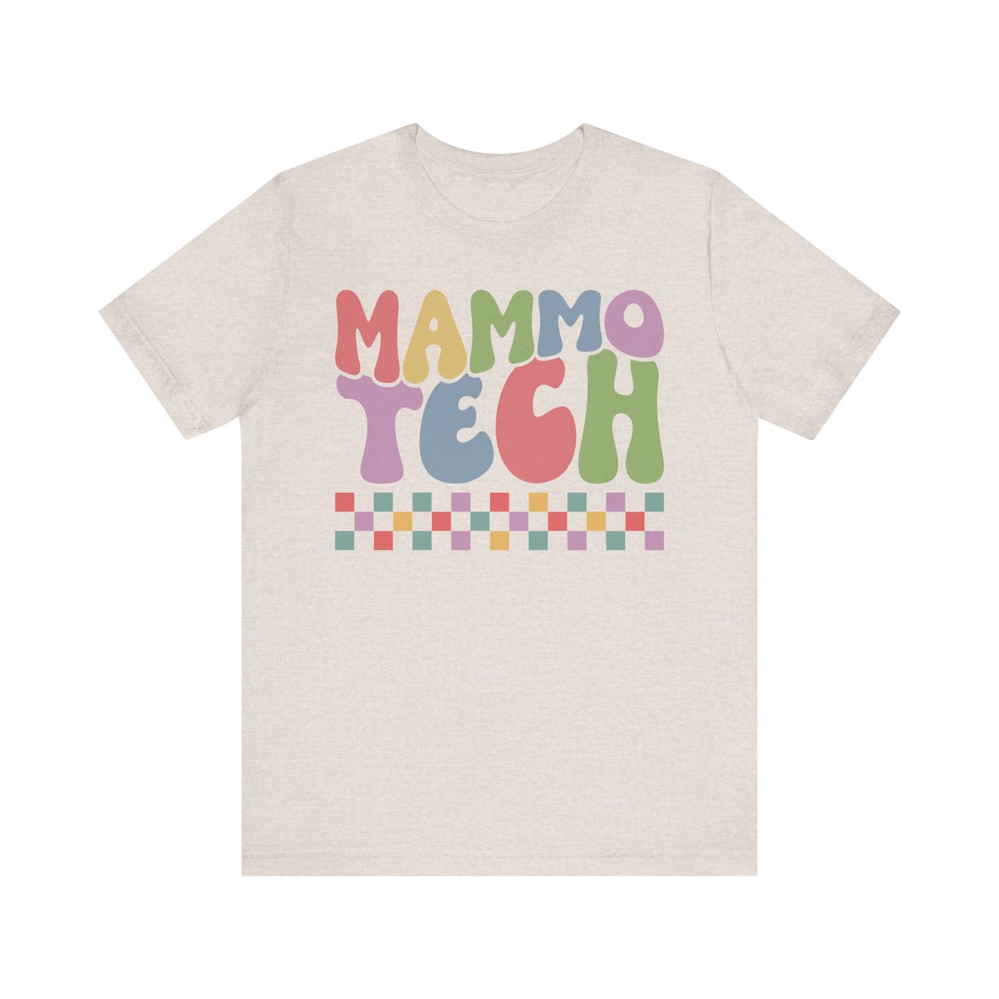 Unisex Mammo Technologist Sunset Colors Short Sleeve Tee