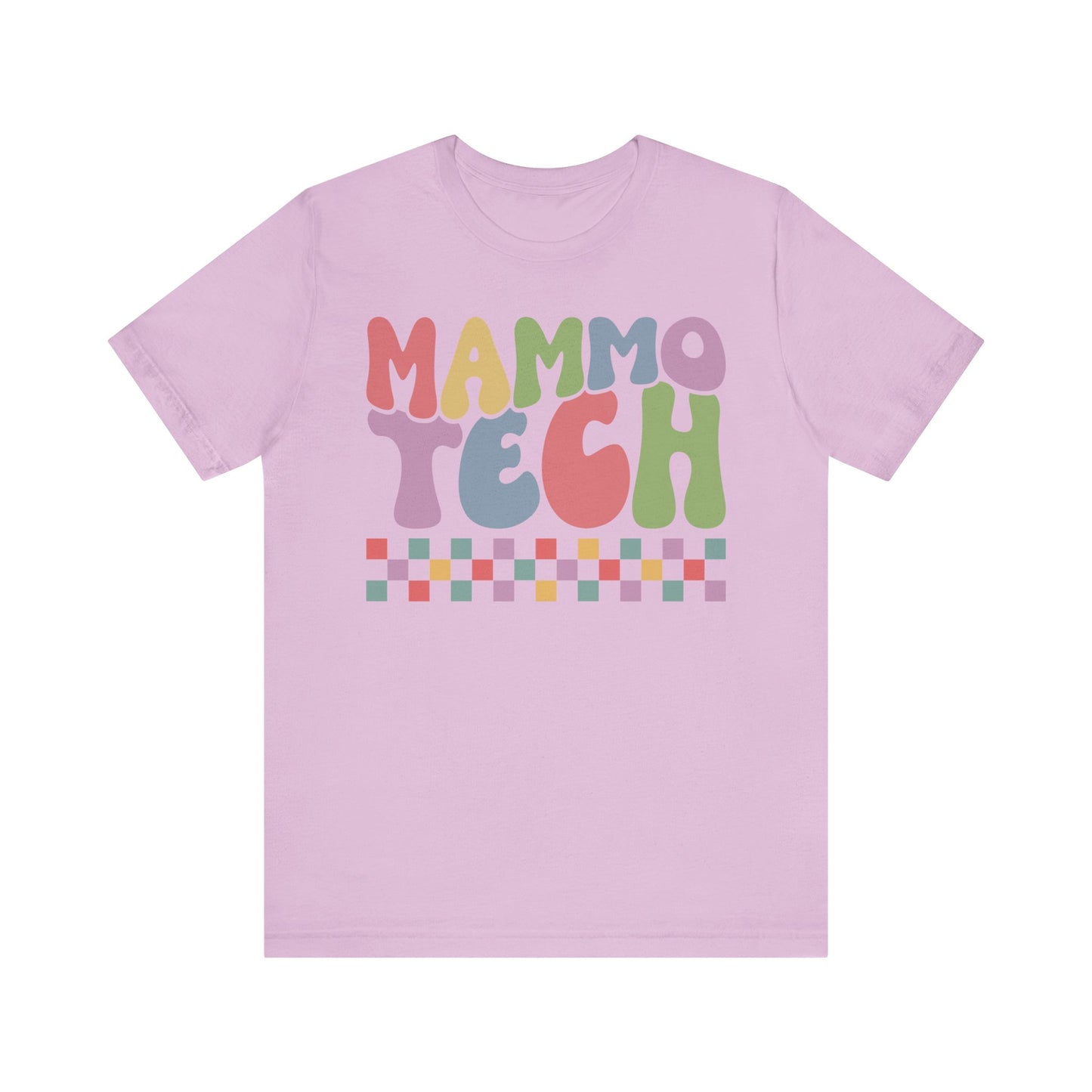 Unisex Mammo Technologist Sunset Colors Short Sleeve Tee