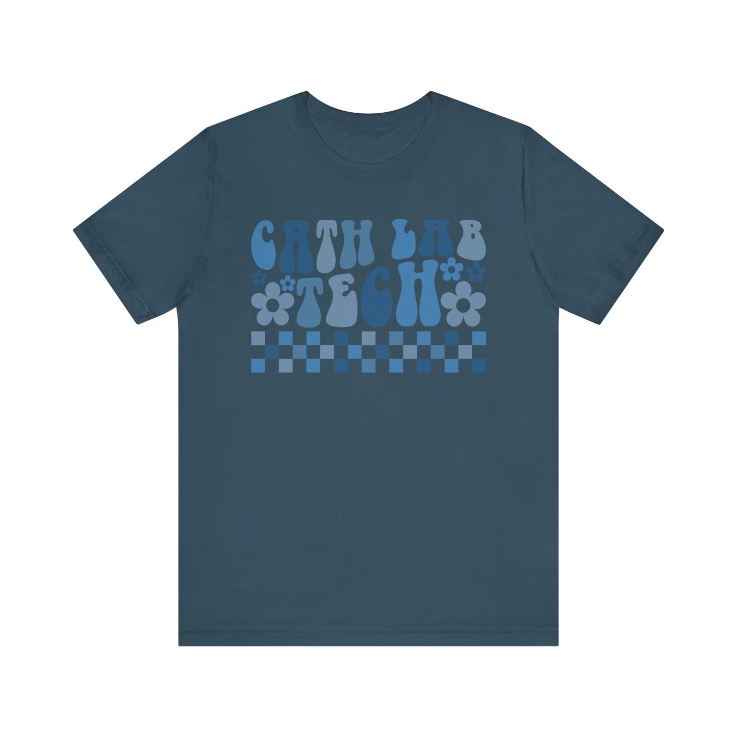 Unisex Cath Lab Technologist Lagoon Colors Short Sleeve Tee