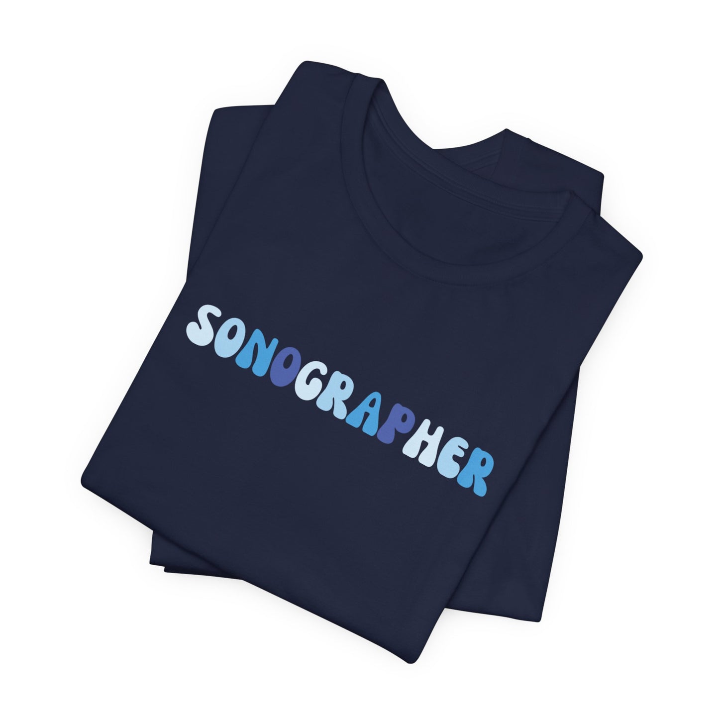 BLUE BUBBLE - SONOGRAPHER - Short Sleeve Tee Unisex