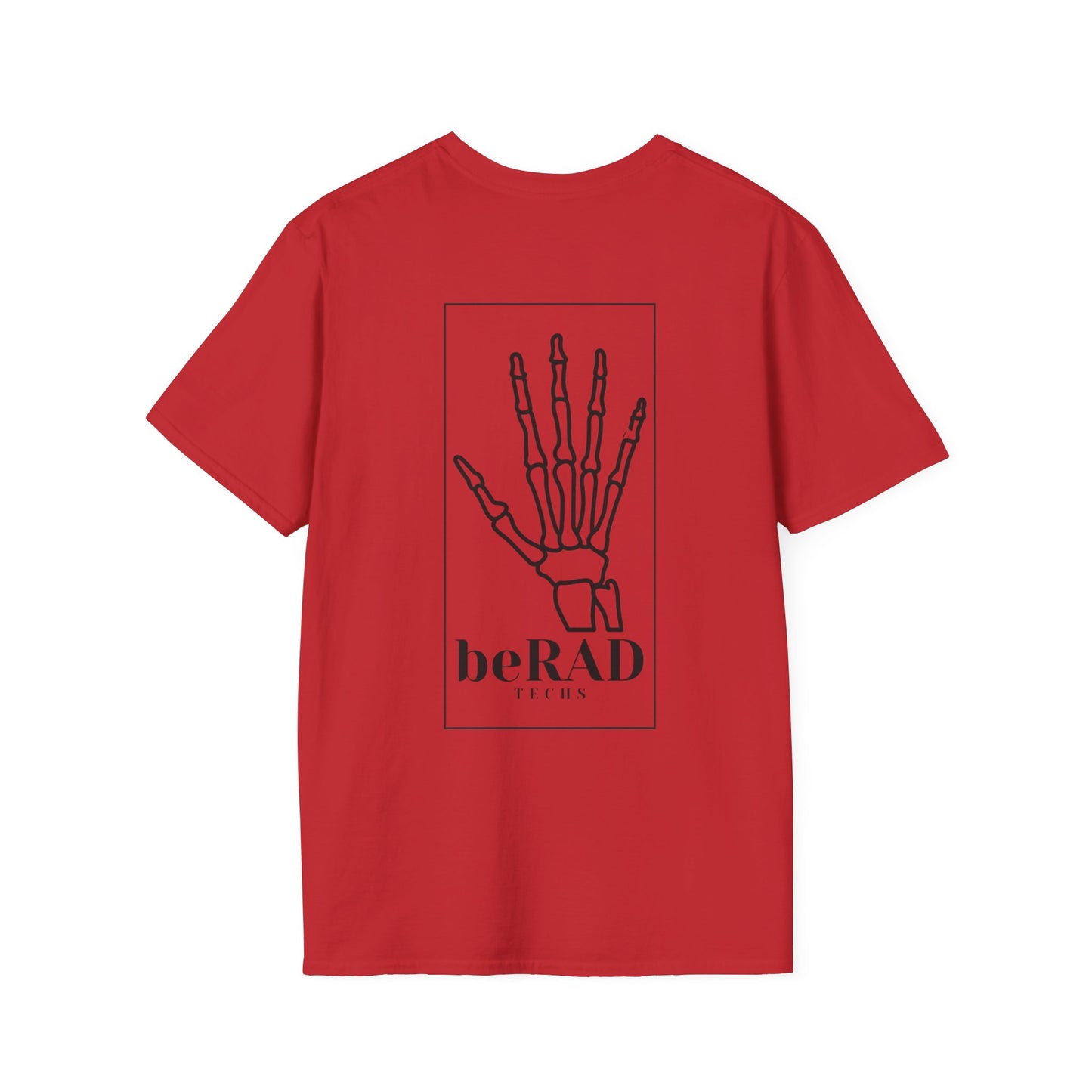 X-RAY Technologist beRAD techs Unisex Softstyle T-Shirt