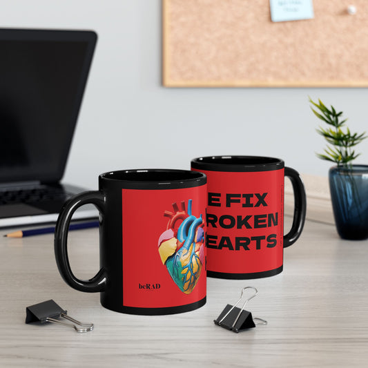 We Fix Broken Hearts Cath Lab Coffee Mug - 11oz - Perfect Gift for Healthcare Professionals