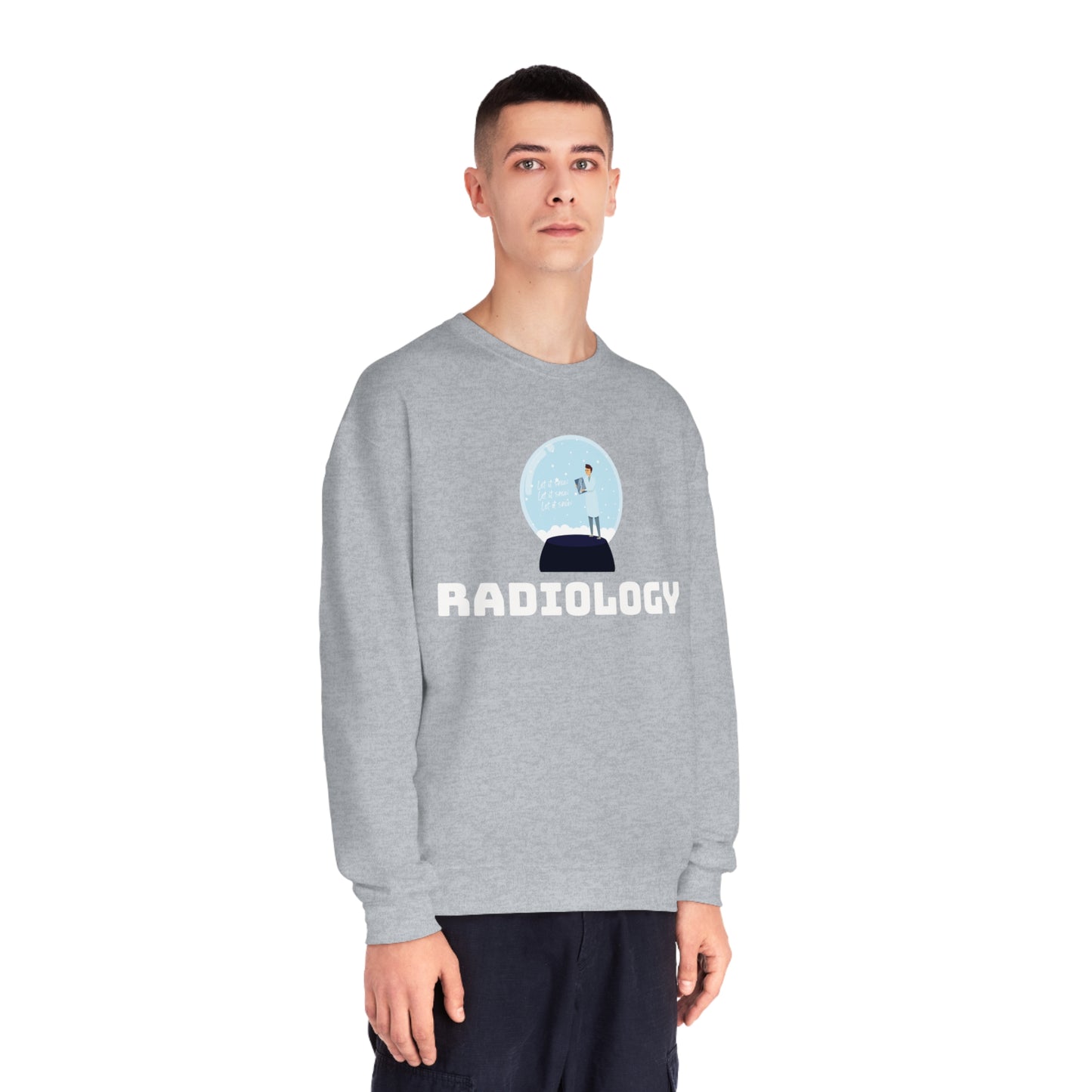 'Let it snow' Xray Film Snow Globe Radiology Sweatshirt