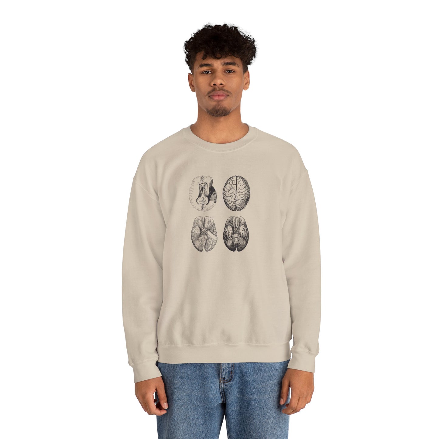 Brain MRI Imaging Unisex Heavy Blend™ Crewneck Sweatshirt