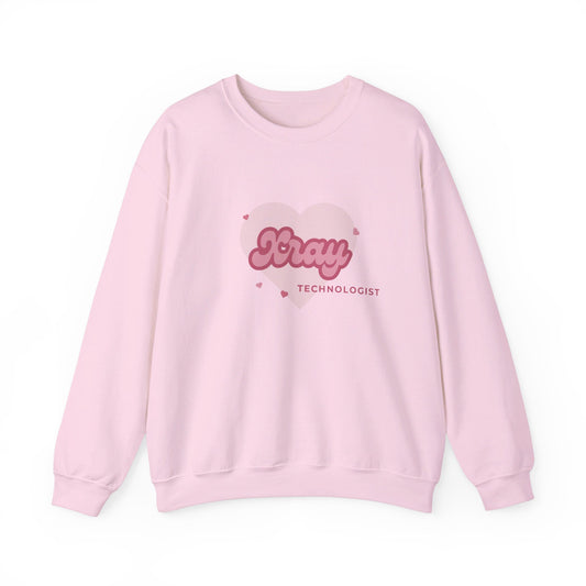 BARBIE 'XRAY' technologist light pink Unisex Heavy Blend™ Crewneck Sweatshirt