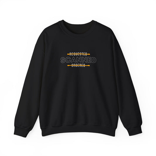 Tech 'Requested, ordered, scanned' Heavy Blend™ Crewneck Sweatshirt