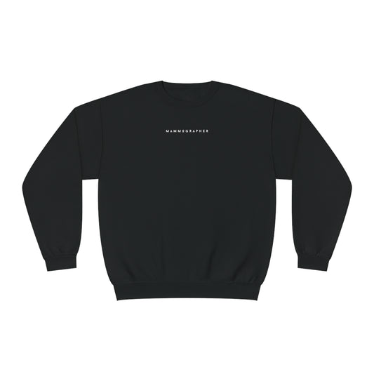 Unisex Black Mammographer Minimalistic Technologist NuBlend® Crewneck Sweatshirt