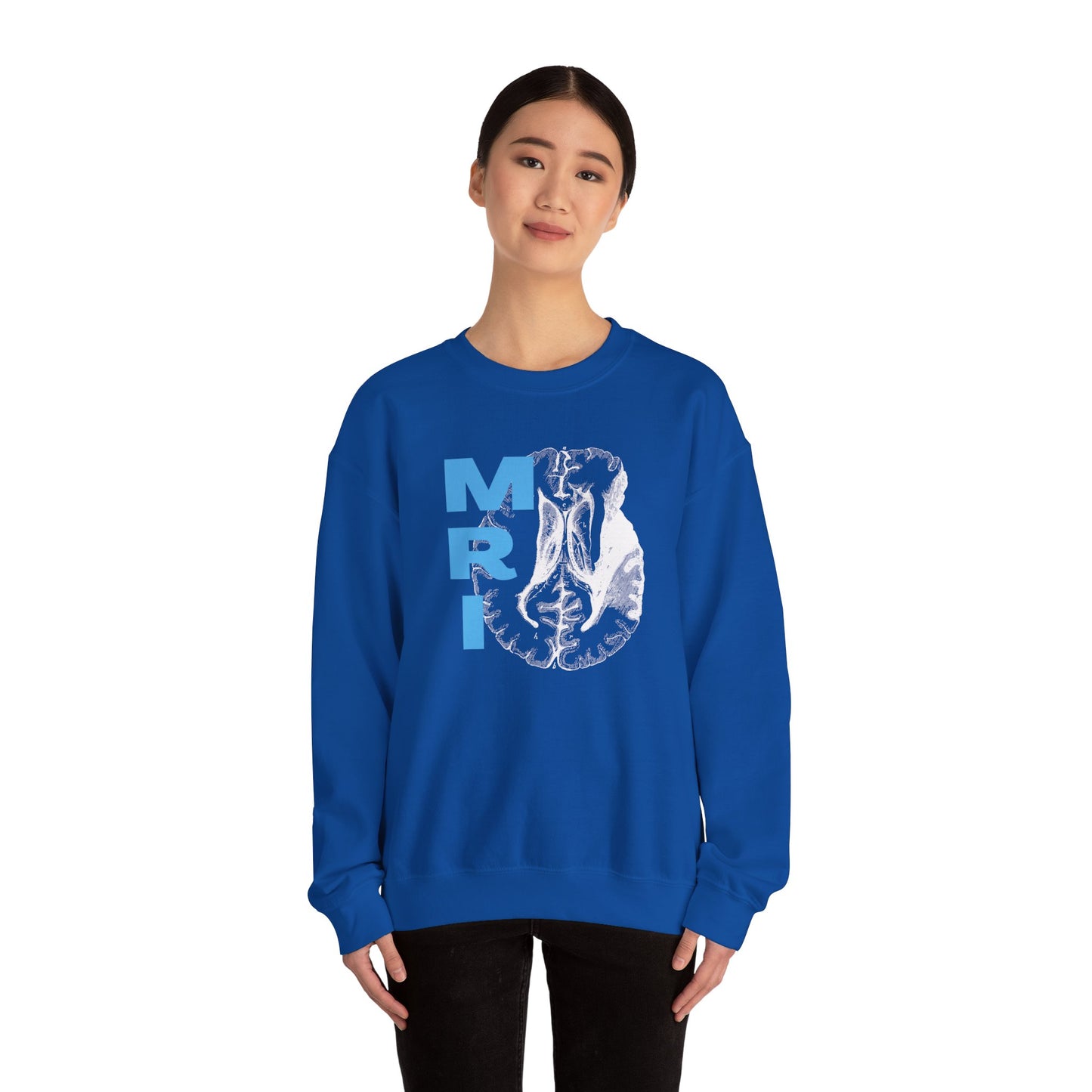 MRI tech Brain Heavy Blend™ Crewneck Sweatshirt