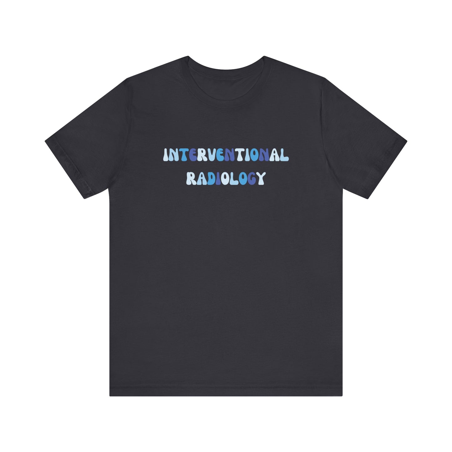 BLUE BUBBLE - INTERVENTIONAL RADIOLOGY - Short Sleeve Tee Unisex