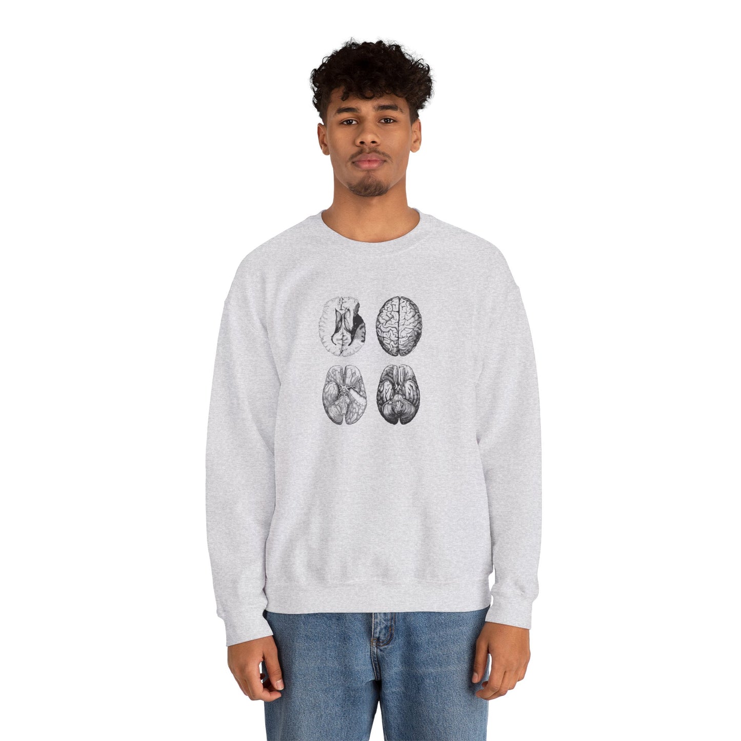 Brain MRI Imaging Unisex Heavy Blend™ Crewneck Sweatshirt